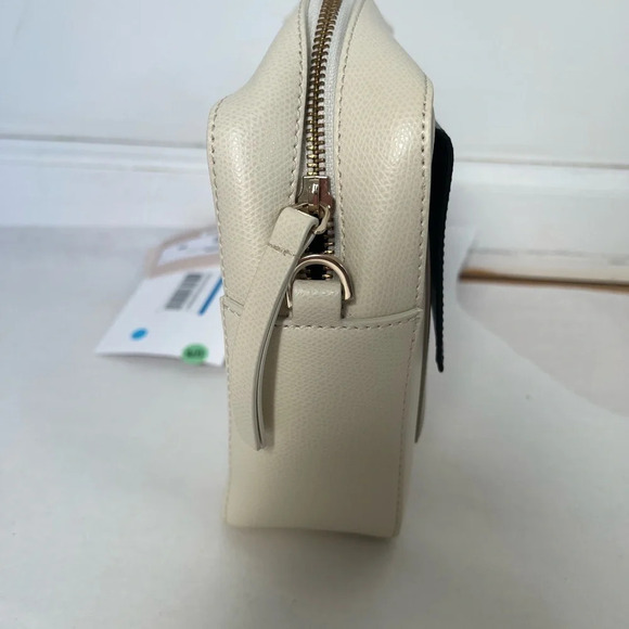 L' AUTRE CHOSE Leather Camera Bag Medium Card Pocket White Crossbody Shoulder - Picture 4 of 16